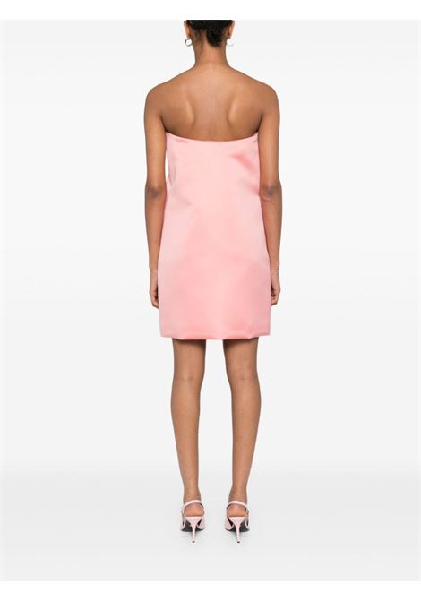 Pink satin wrap mini dress Philosophy di Lorenzo Serafini - women PHILOSOPHY DI LORENZO SERAFINI | 042071350224